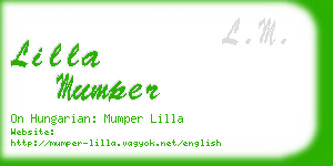 lilla mumper business card